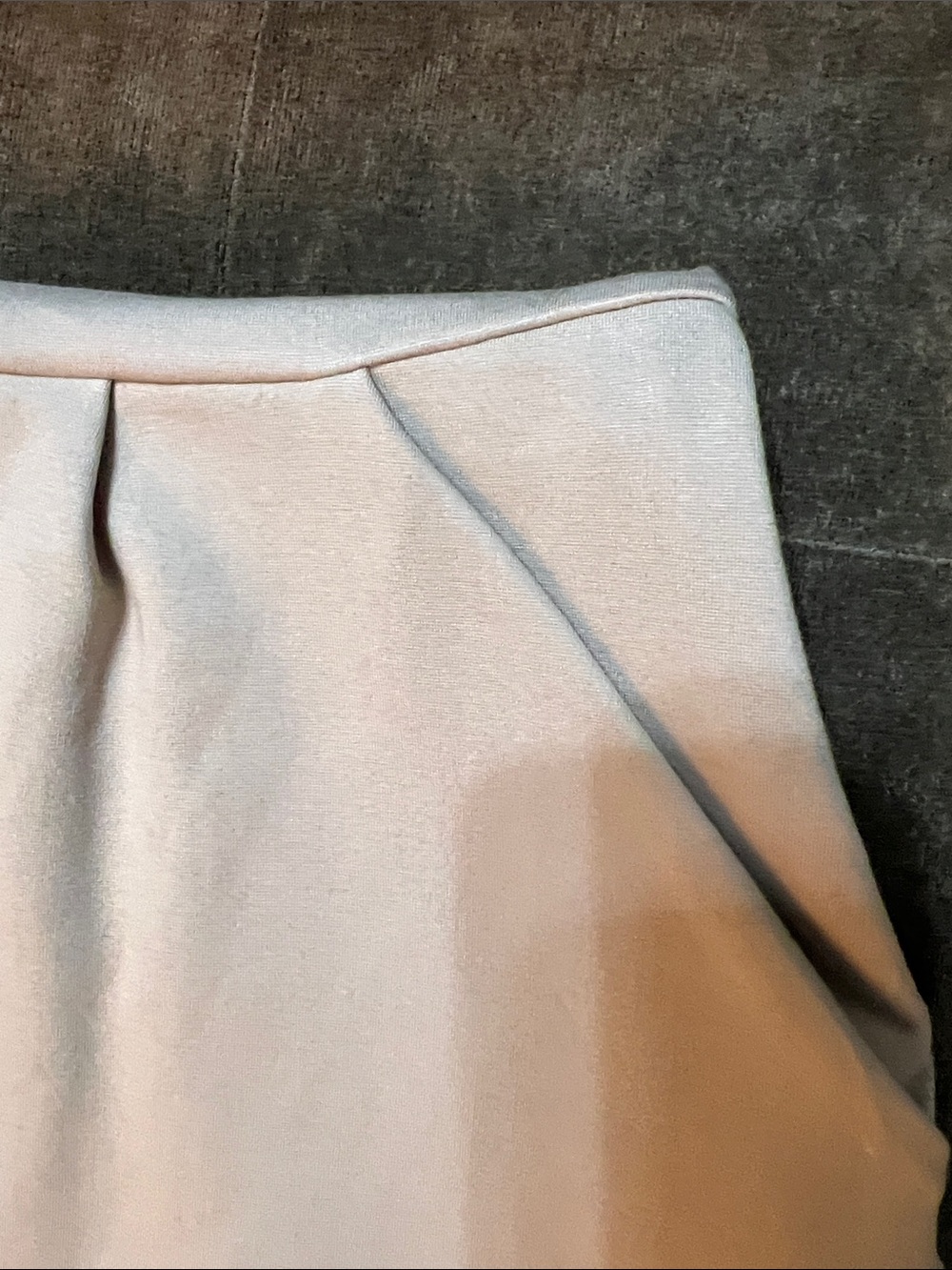 Quince Ultra Stretch Ponte Midi Dress with Cap Sleeves in Beige - Picture 6 of 12